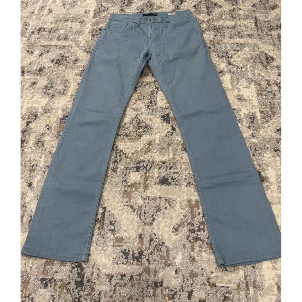 Mavi Jeans Co Zach Straight Leg Pants Mens 30x34 Slate Blue‎ Grey Cotton Stretch
